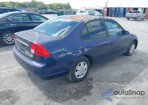 2003 Honda Civic Lx из США, поврежденный, VIN 2HGES165X3H525223